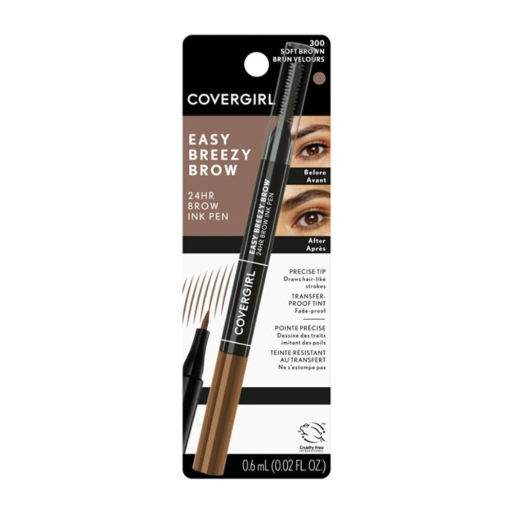 CoverGirl Easy Breezy Brow 24HR Brow Ink Pen NIP